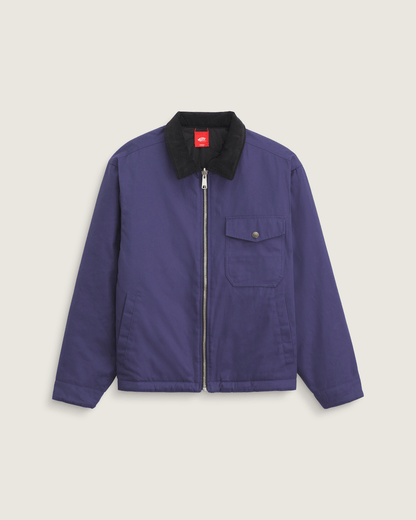 Vans Skate Garage Reversible Jacket in Deep Twilight Blue
