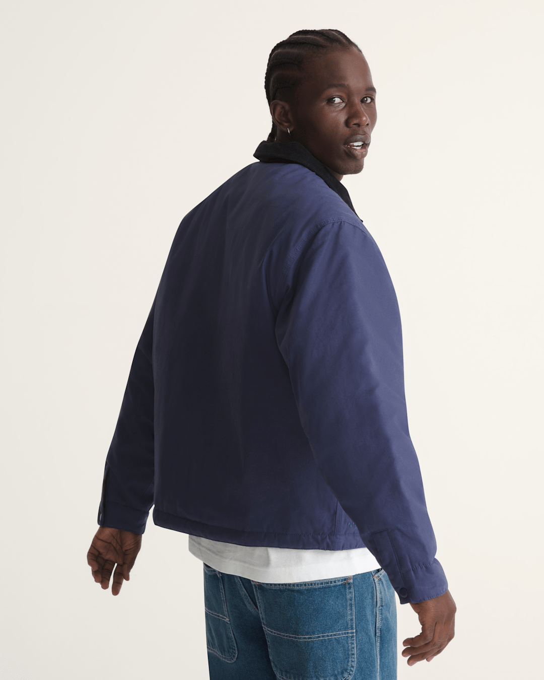 Vans Skate Garage Reversible Jacket in Deep Twilight Blue
