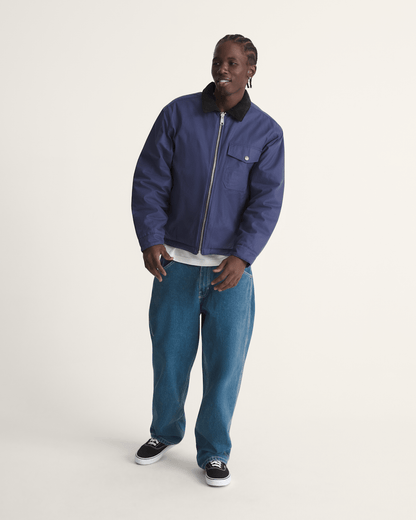 Vans Skate Garage Reversible Jacket in Deep Twilight Blue