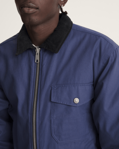 Vans Skate Garage Reversible Jacket in Deep Twilight Blue