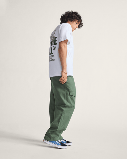 Vans Skate Loose Cargo Pants by Atiba Jefferson in Atiba Pine Forest Green