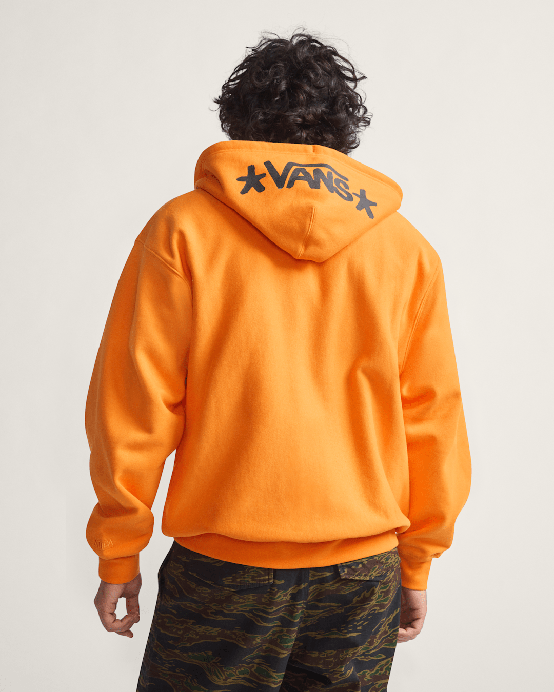 Vans Skate Zip Hoodie by Atiba Jefferson in Atiba Solar Orange