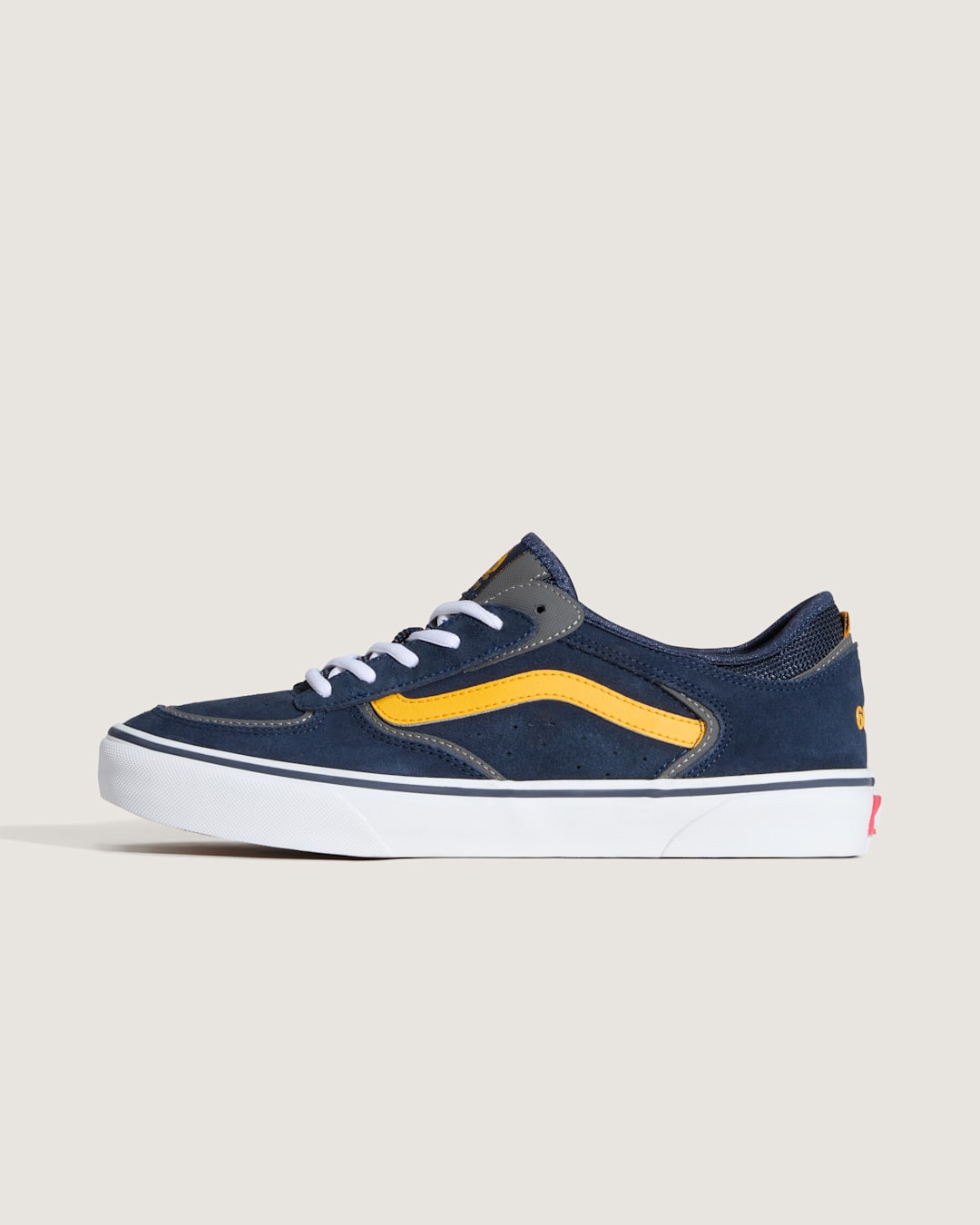 Vans Skate Rowley Shoe in Navy Blue / Yellow