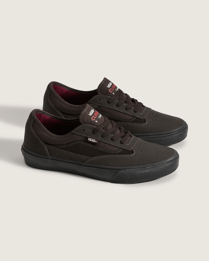 Vans Skate Curren Caples Shoe in Dark Brown