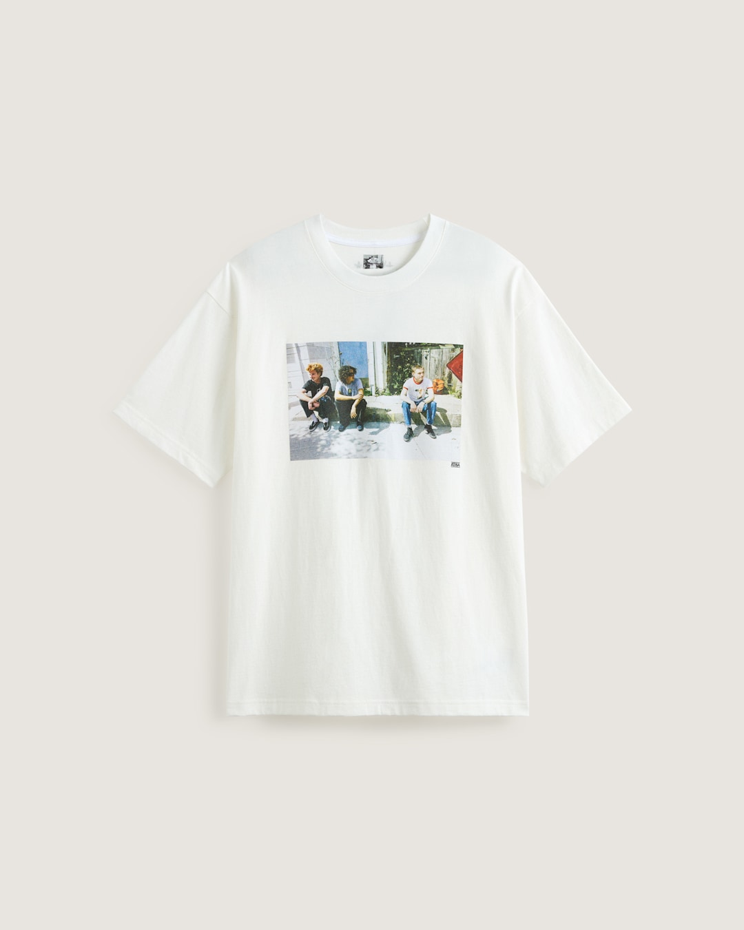 Vans Skate Curb T-Shirt by Atiba Jefferson in Atiba White