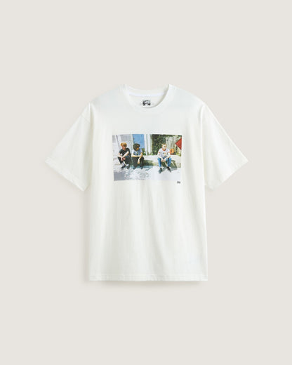 Vans Skate Curb T-Shirt by Atiba Jefferson in Atiba White