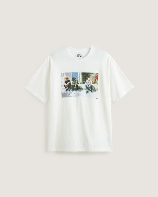 Vans Skate Curb T-Shirt by Atiba Jefferson in Atiba White