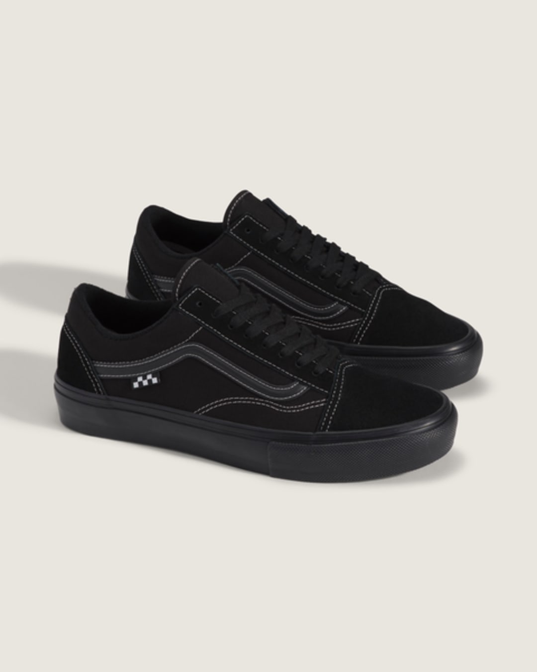 Vans Skate Old Skool Shoe in Black / Grey