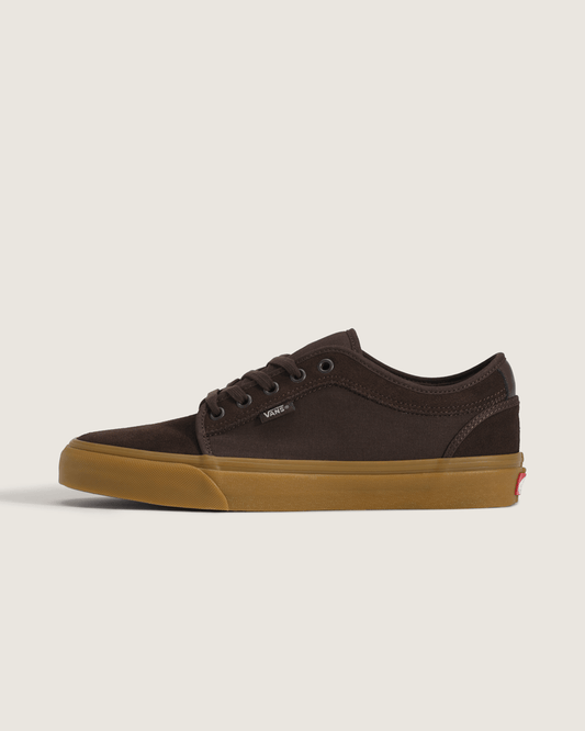 Vans Skate Chukka Low Gum Shoe in Dark Brown