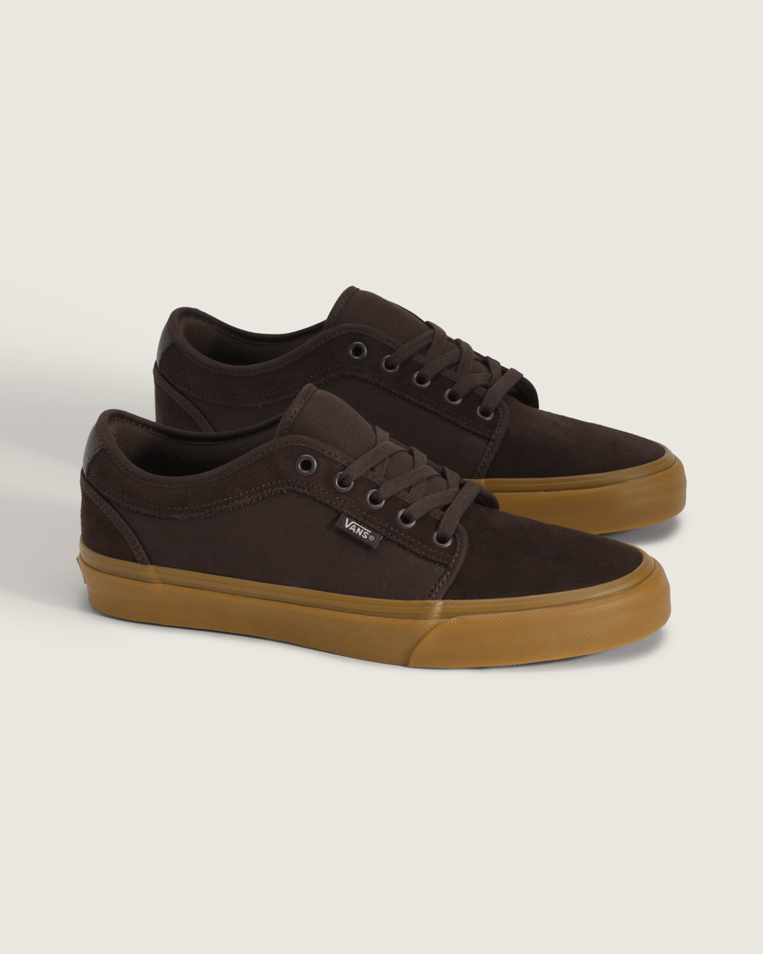 Vans Skate Chukka Low Gum Shoe in Dark Brown
