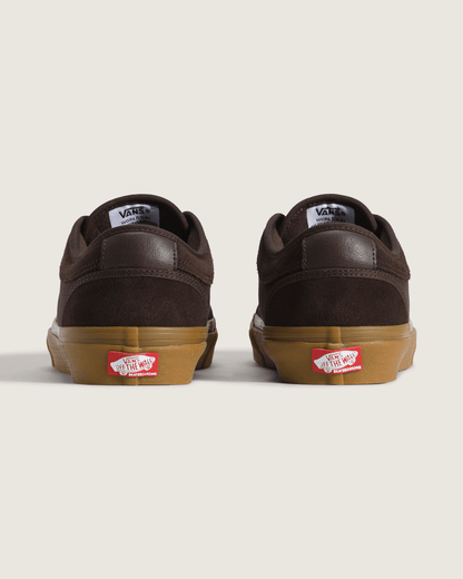 Vans Skate Chukka Low Gum Shoe in Dark Brown