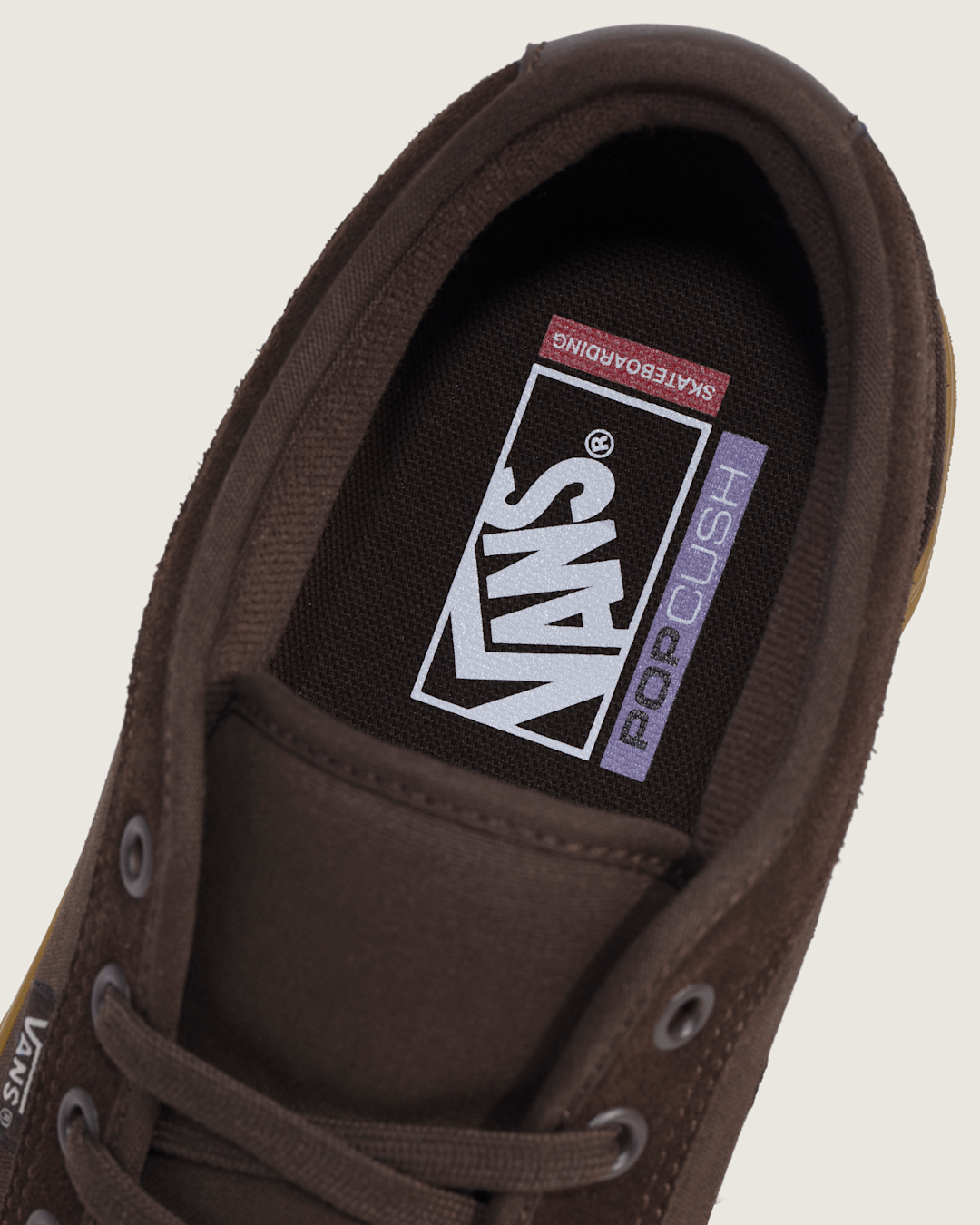 Vans Skate Chukka Low Gum Shoe in Dark Brown