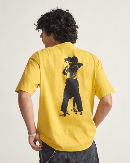 Vans Skate Hug T-Shirt by Atiba Jefferson in Atiba Spicy Mustard Yellow