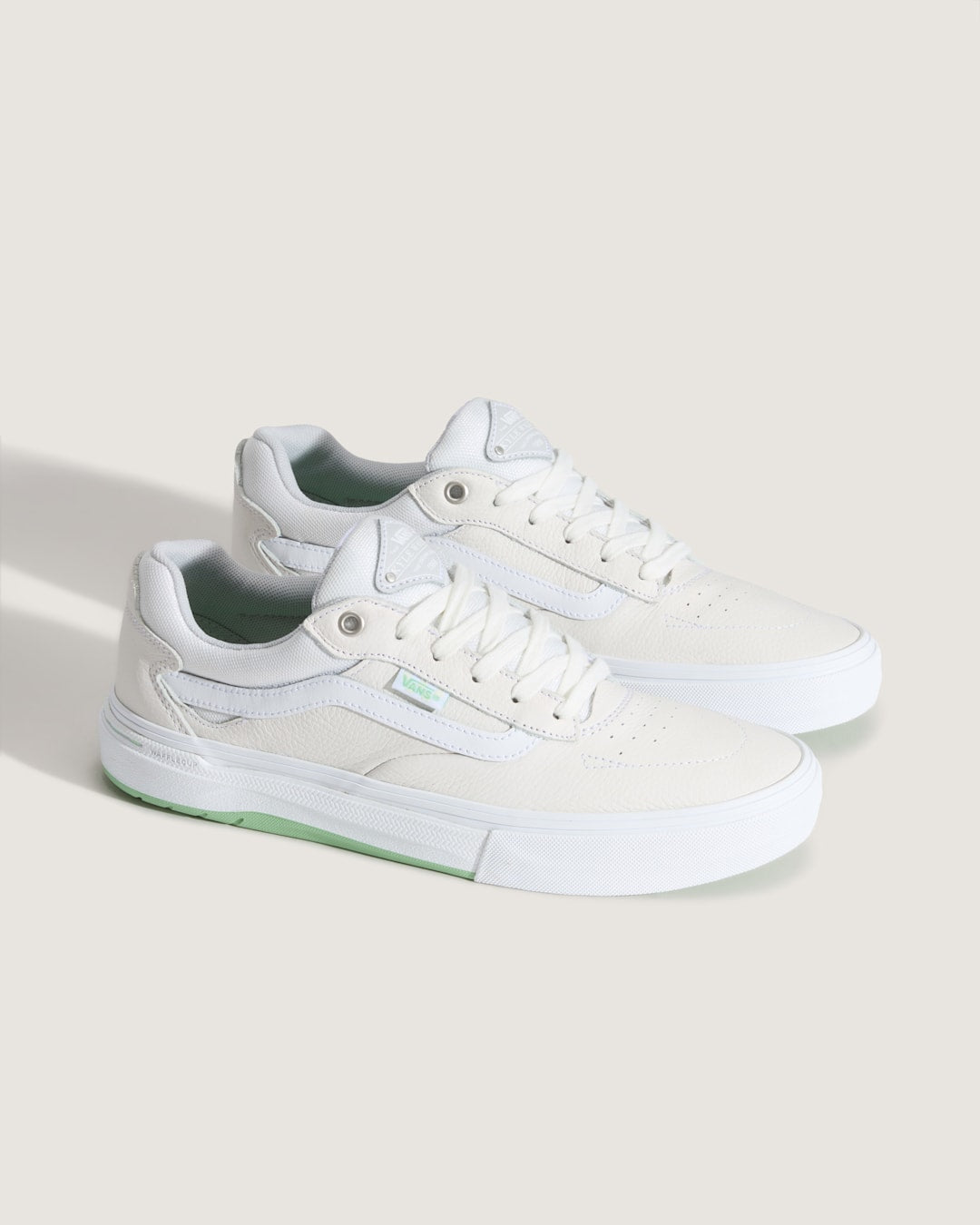 Vans Skate Kyle Walker Wafflecup Shoe in White / Mint Green