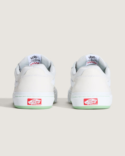 Vans Skate Kyle Walker Wafflecup Shoe in White / Mint Green