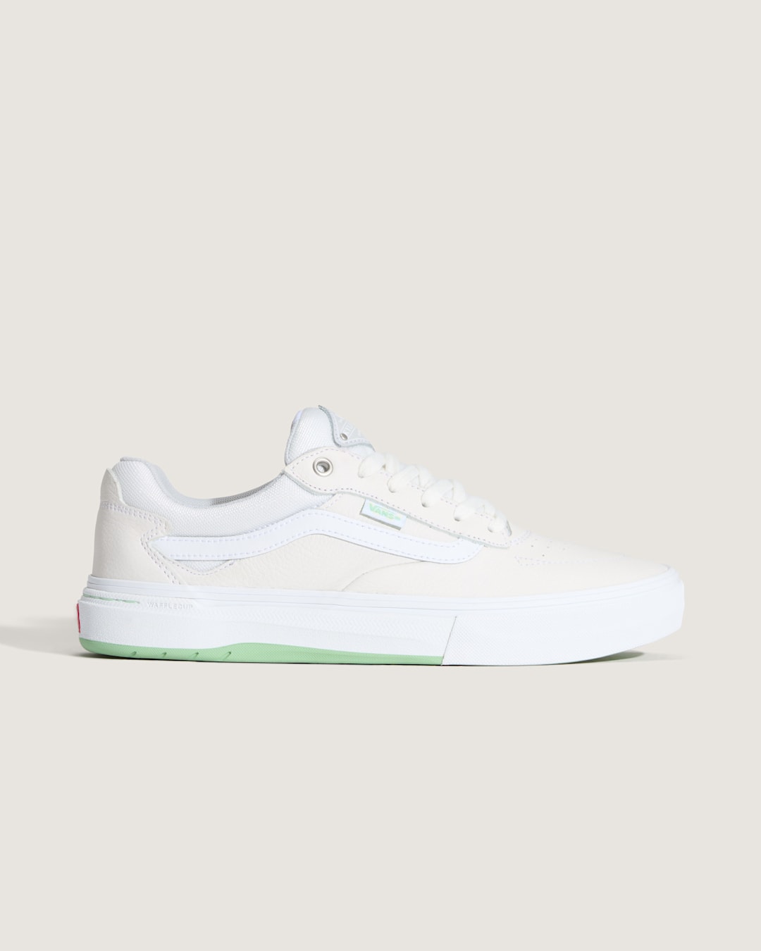 Vans Skate Kyle Walker Wafflecup Shoe in White / Mint Green