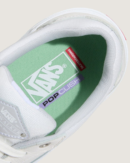 Vans Skate Kyle Walker Wafflecup Shoe in White / Mint Green