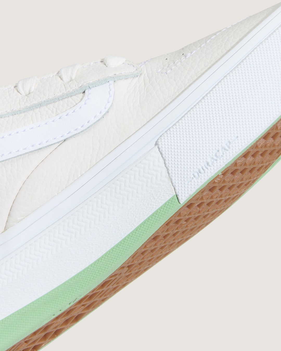 Vans Skate Kyle Walker Wafflecup Shoe in White / Mint Green