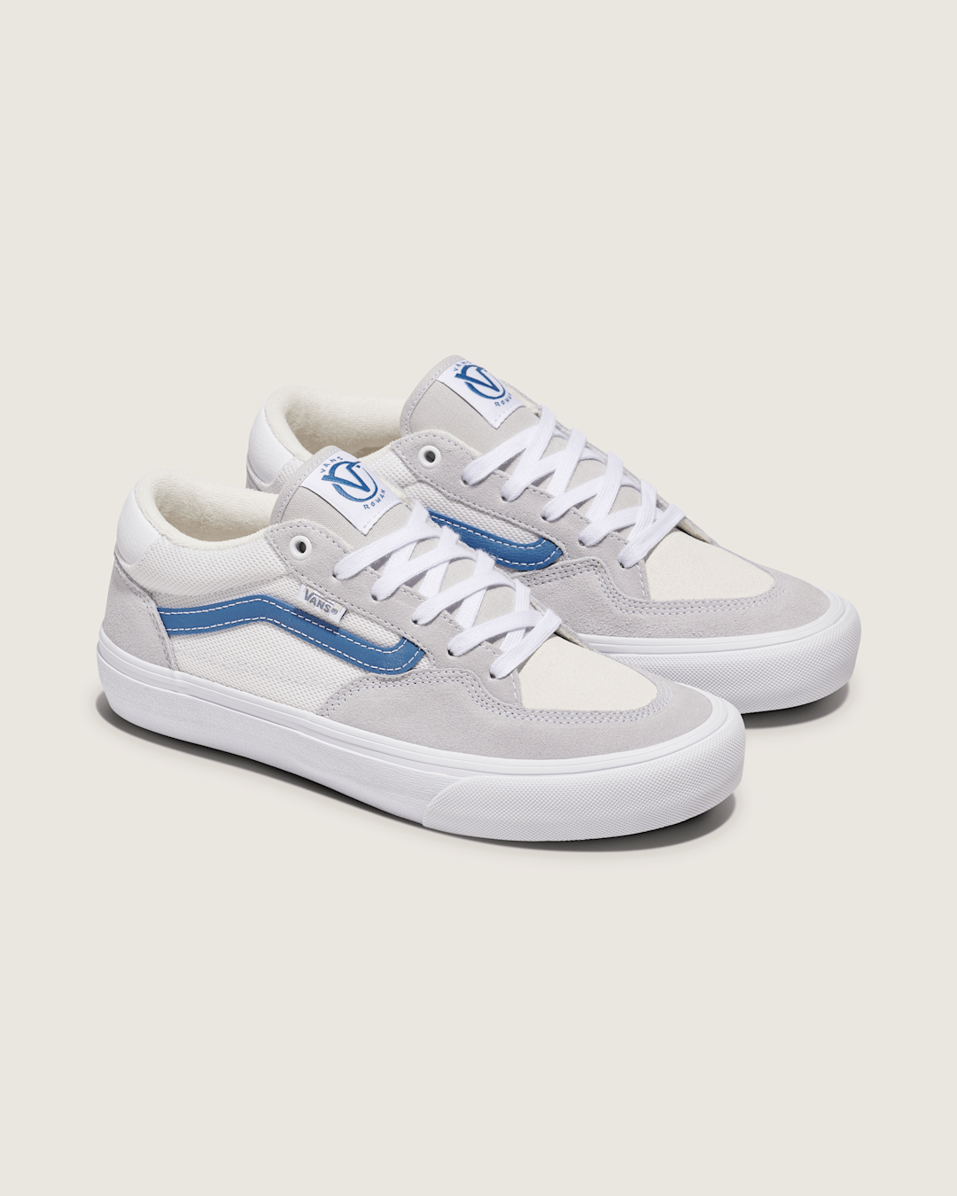Vans Skate Rowan Shoe in Grey / Blue