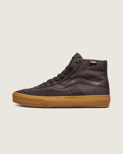 Vans Skate Gilbert Crockett High Shoe in Brown / Gum