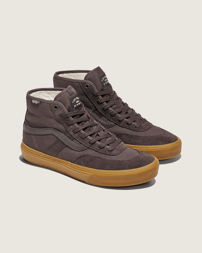 Vans Skate Gilbert Crockett High Shoe in Brown / Gum