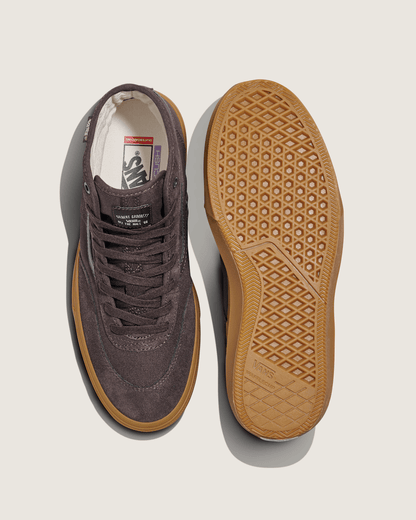 Vans Skate Gilbert Crockett High Shoe in Brown / Gum