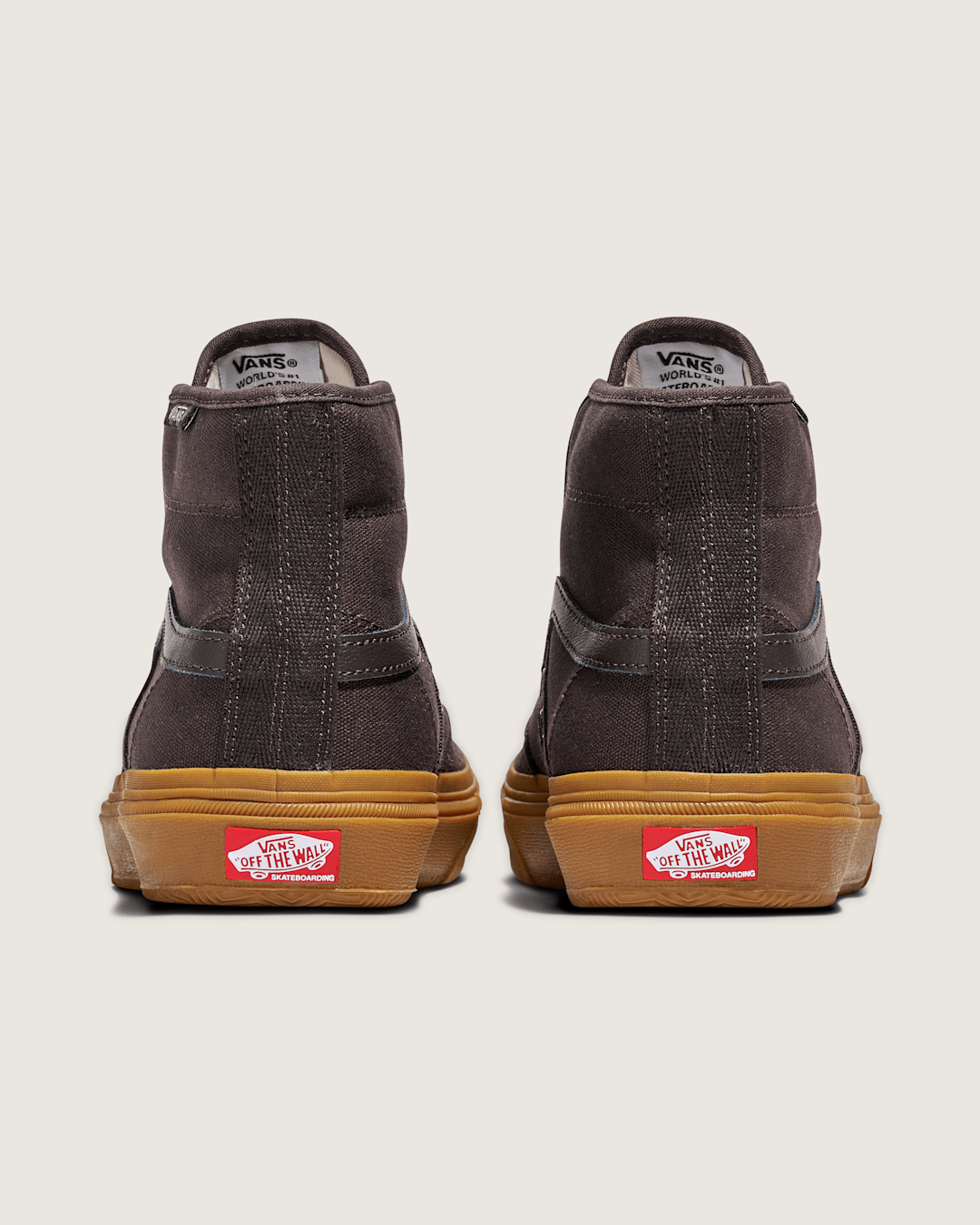 Vans Skate Gilbert Crockett High Shoe in Brown / Gum