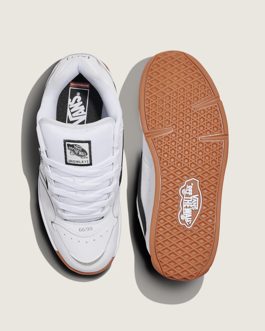 Vans Rowley XLT Shoe in White / Black