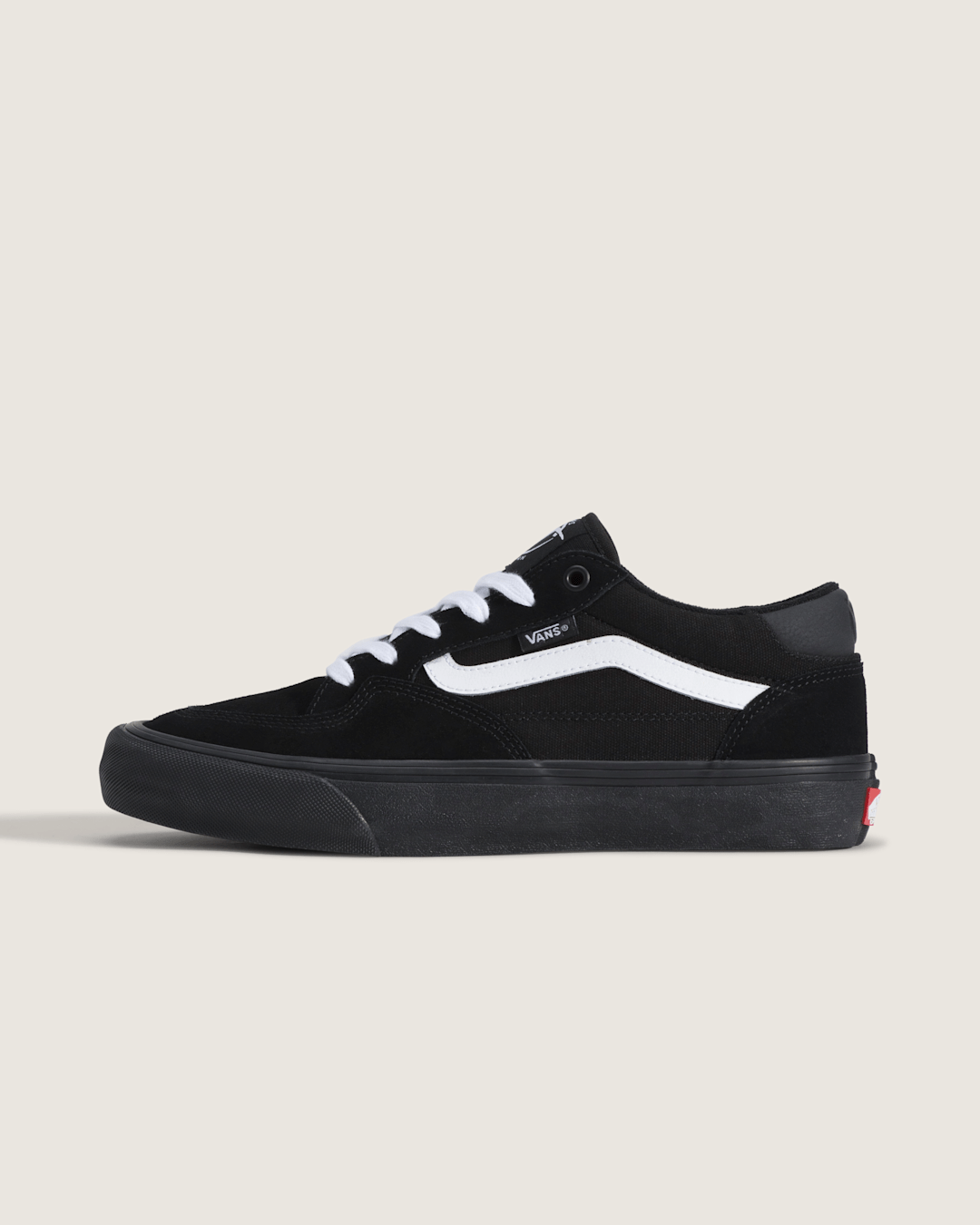 Vans Skate Rowan Shoe in Black