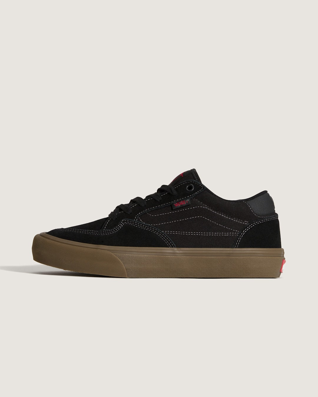 Vans Skate Rowan Gum Shoe in Black