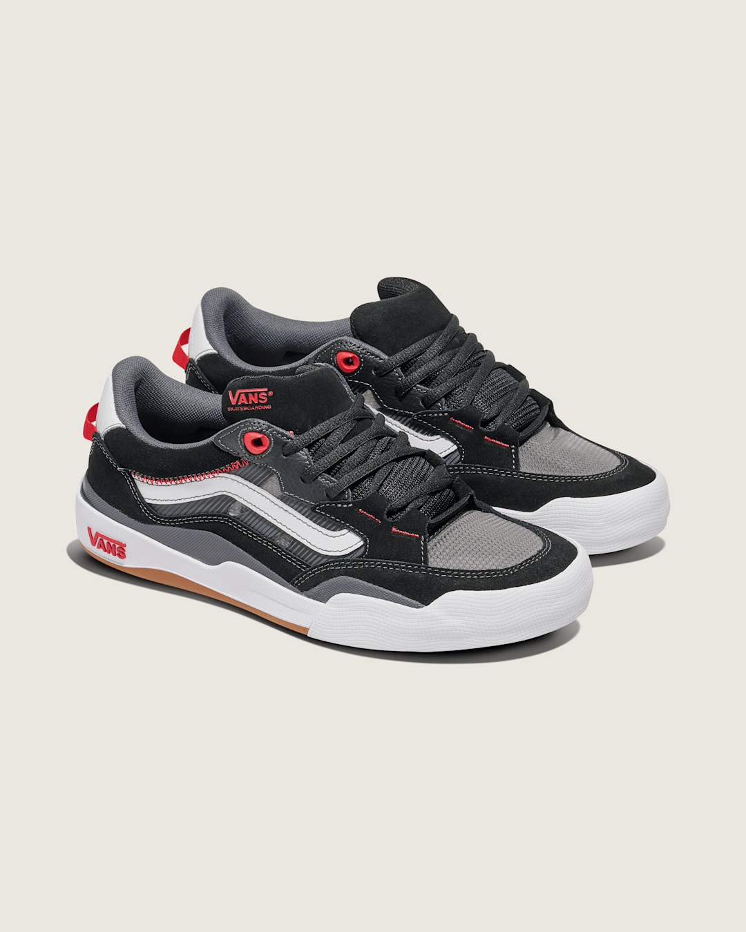 Vans Skate 2 Wayvee Shoe in Black / White / Red
