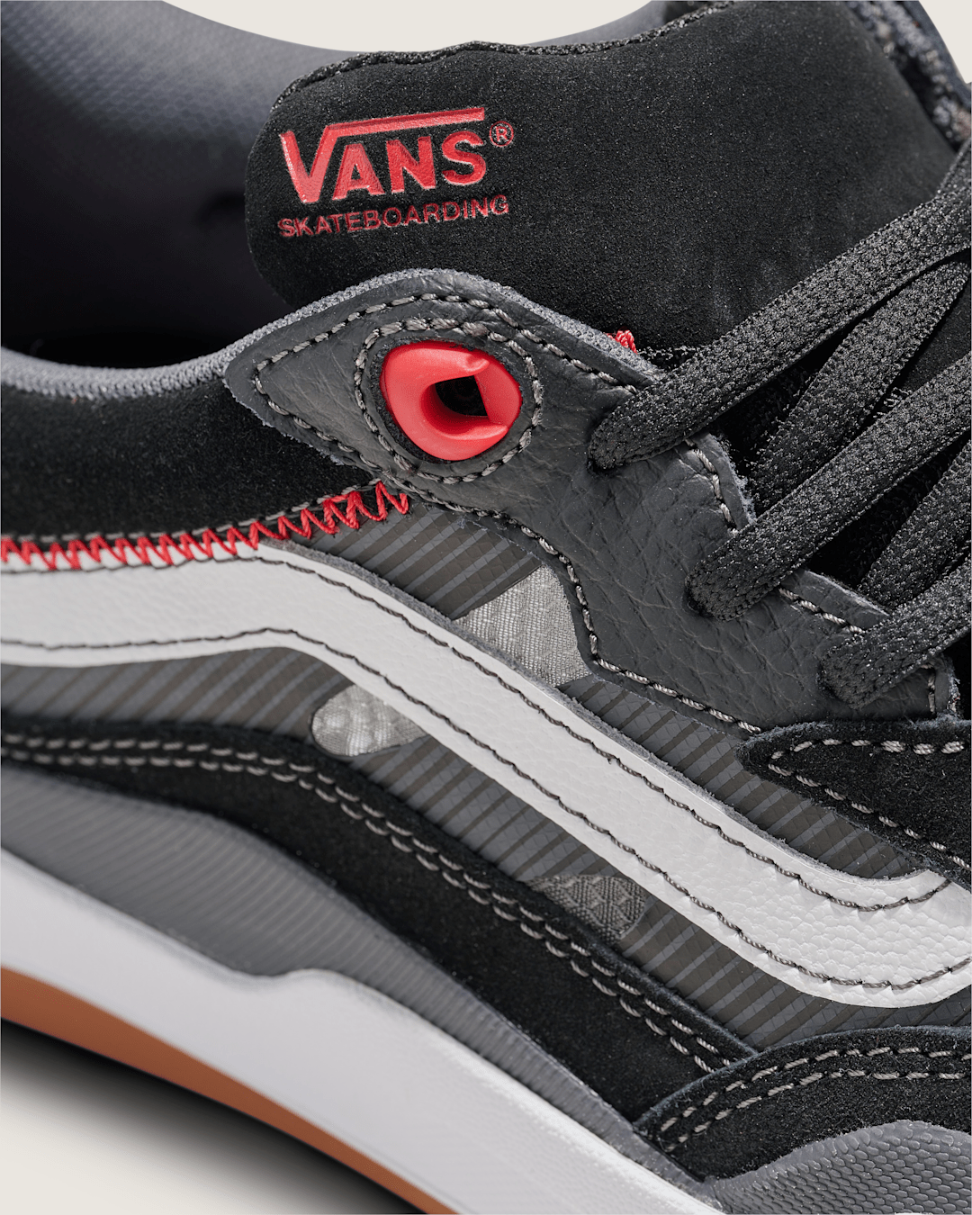 Vans Skate 2 Wayvee Shoe in Black / White / Red