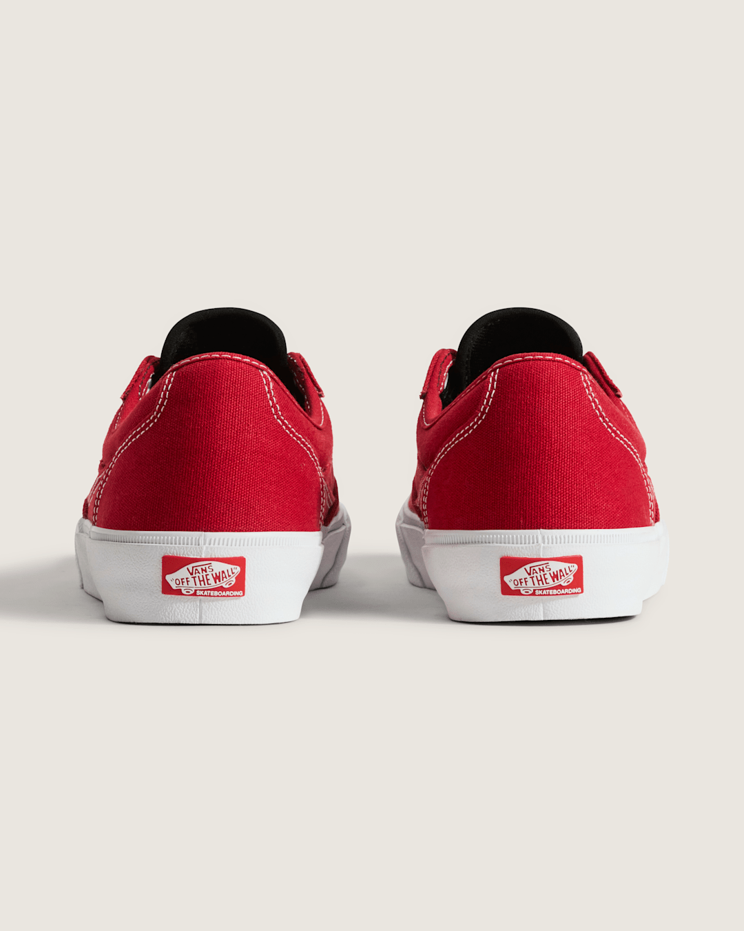 Vans Skate Curren Caples Shoe in Red / White