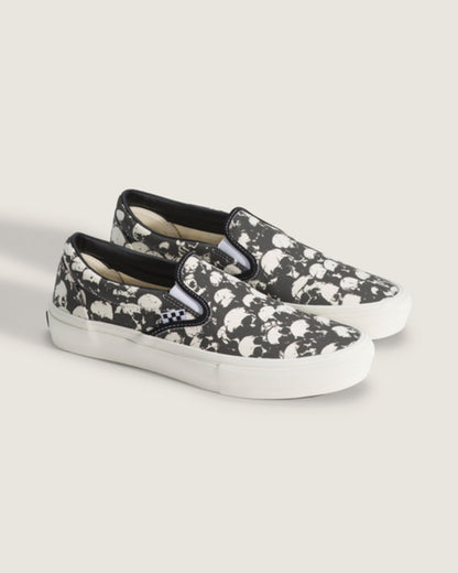 Vans Skate Slip-On Shoe in Black / White