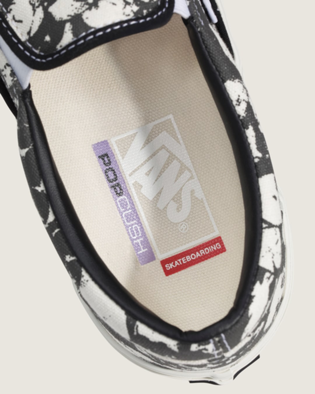 Vans Skate Slip-On Shoe in Black / White