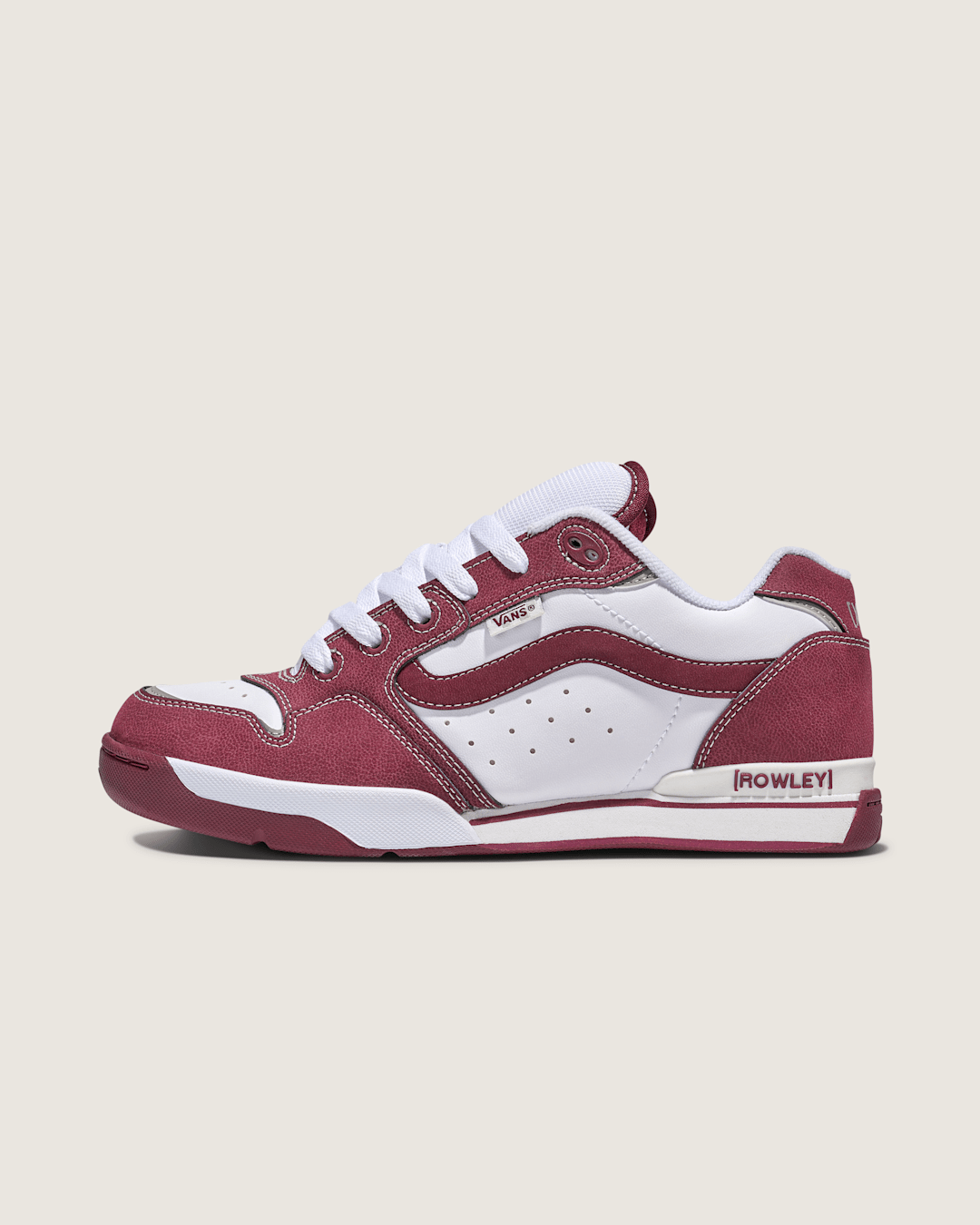 Vans Rowley XLT Shoe in Port Royale Red / White