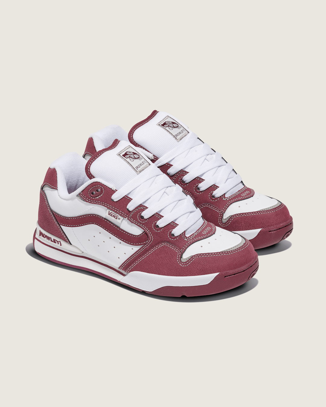 Vans Rowley XLT Shoe in Port Royale Red / White