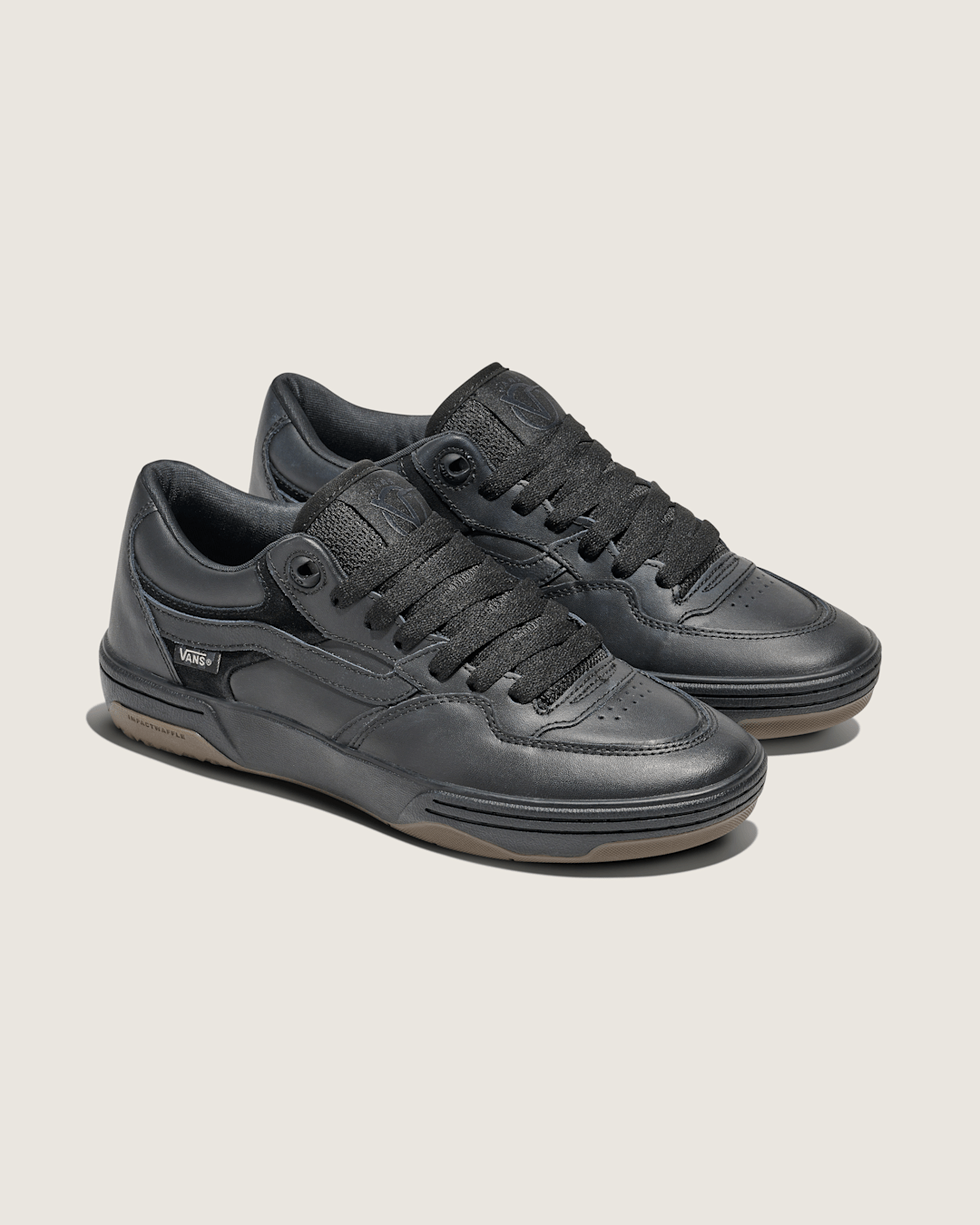 Vans Skate Rowan 2.0 Leather Shoe in Black