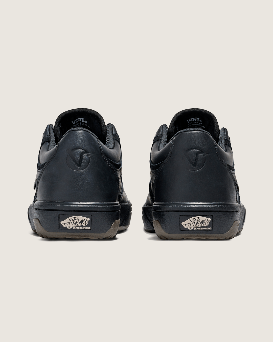 Vans Skate Rowan 2.0 Leather Shoe in Black