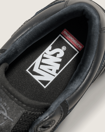 Vans Skate Rowan 2.0 Leather Shoe in Black