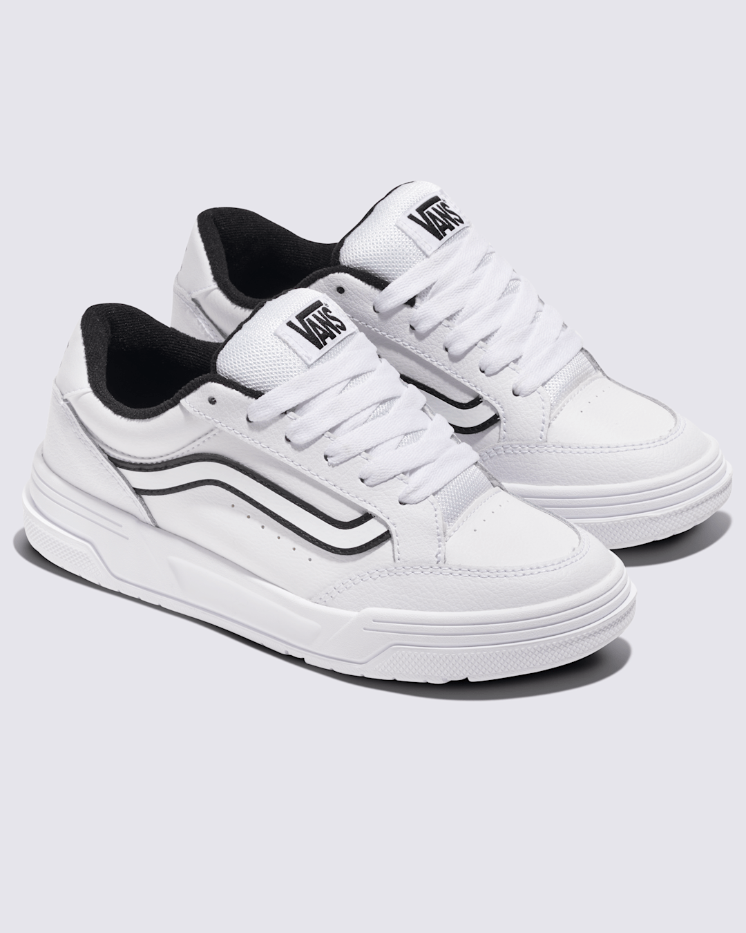 Vans Little Kids Hylane Shoe in White / Black