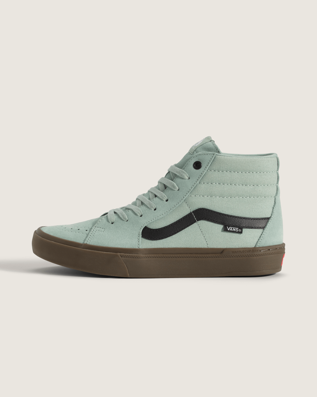 Vans BMX Sk8-Hi Gum Shoe in Grey / Olive Green