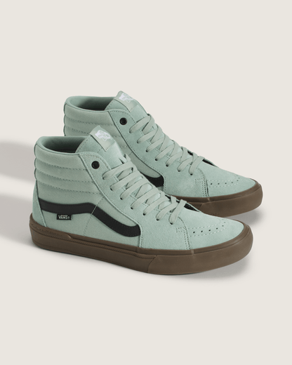 Vans BMX Sk8-Hi Gum Shoe in Grey / Olive Green