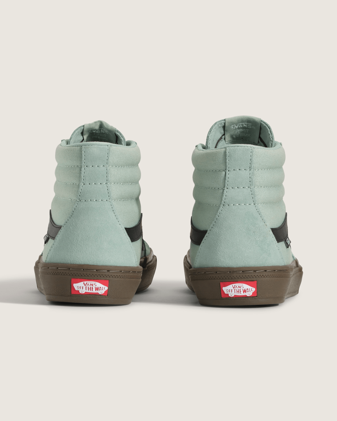 Vans BMX Sk8-Hi Gum Shoe in Grey / Olive Green