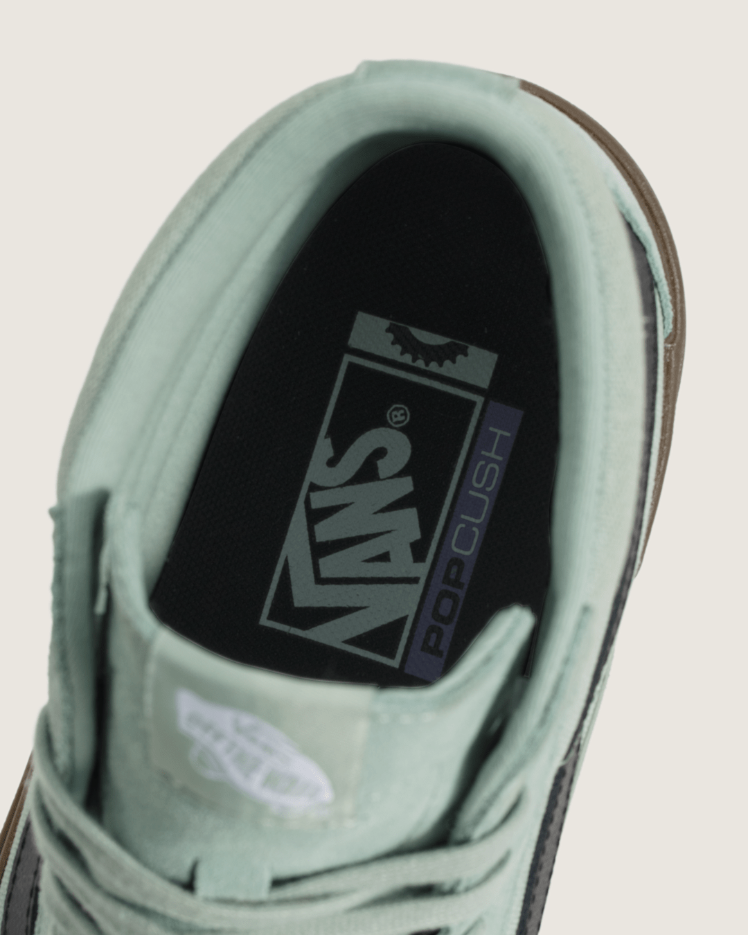 Vans BMX Sk8-Hi Gum Shoe in Grey / Olive Green