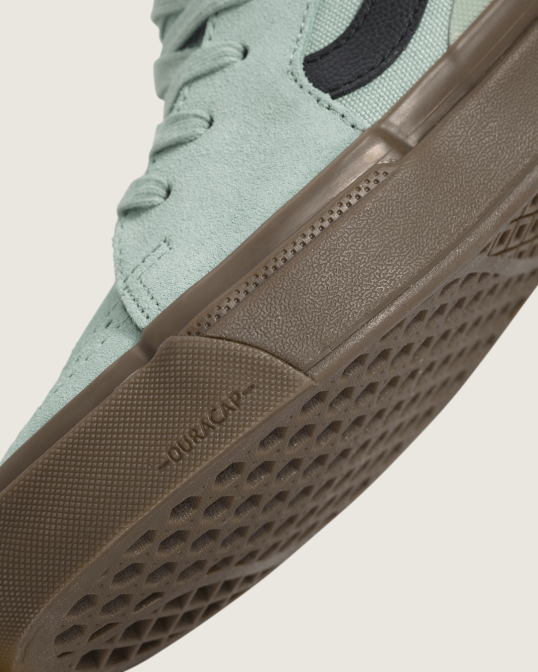Vans BMX Sk8-Hi Gum Shoe in Grey / Olive Green
