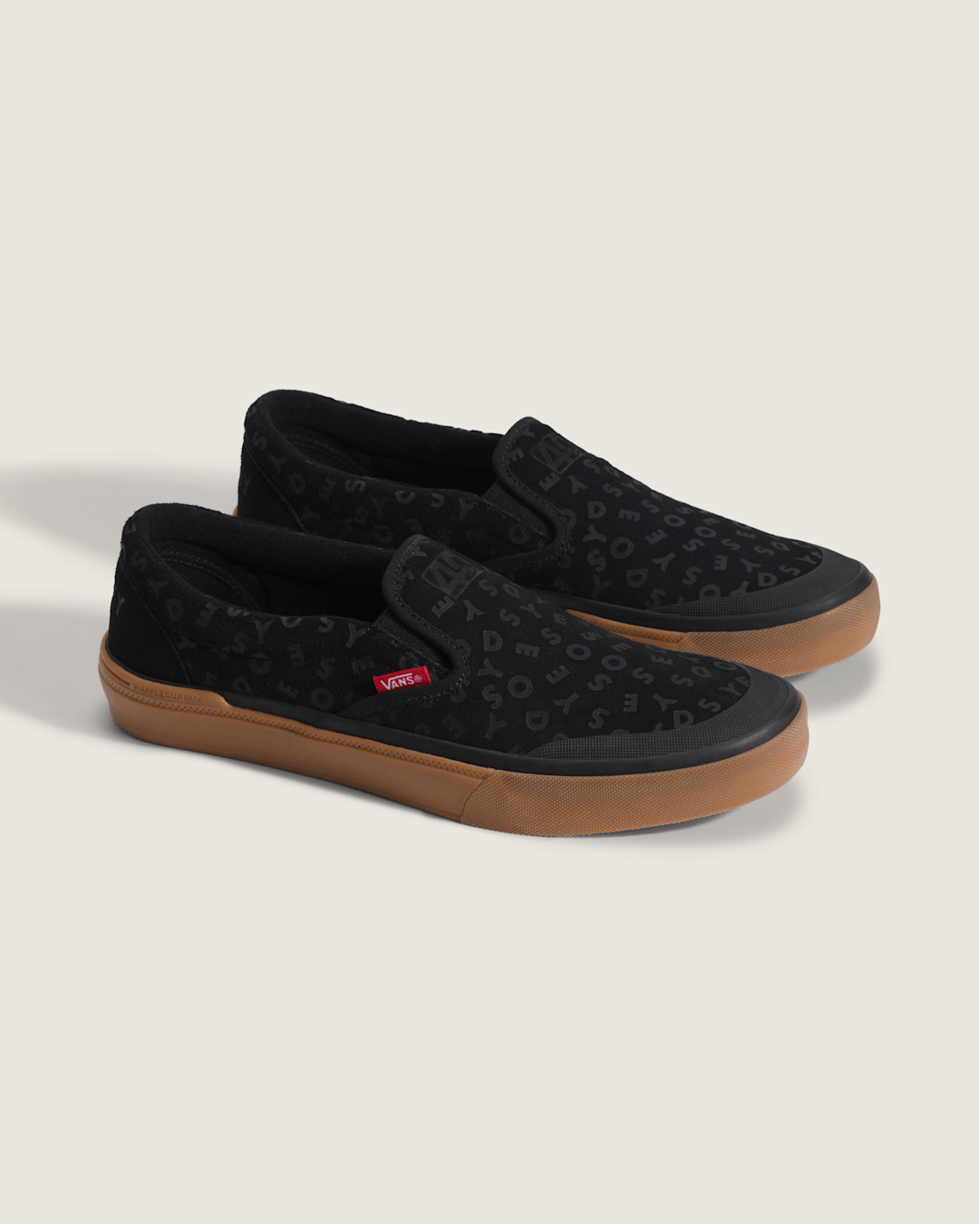 Vans Vans X Odyssey BMX Classic Slip-On WaffleCup Shoe in Odyssey Black / Red