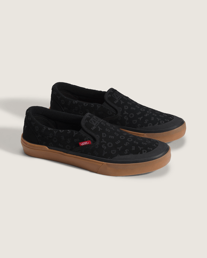 Vans Vans X Odyssey BMX Classic Slip-On WaffleCup Shoe in Odyssey Black / Red