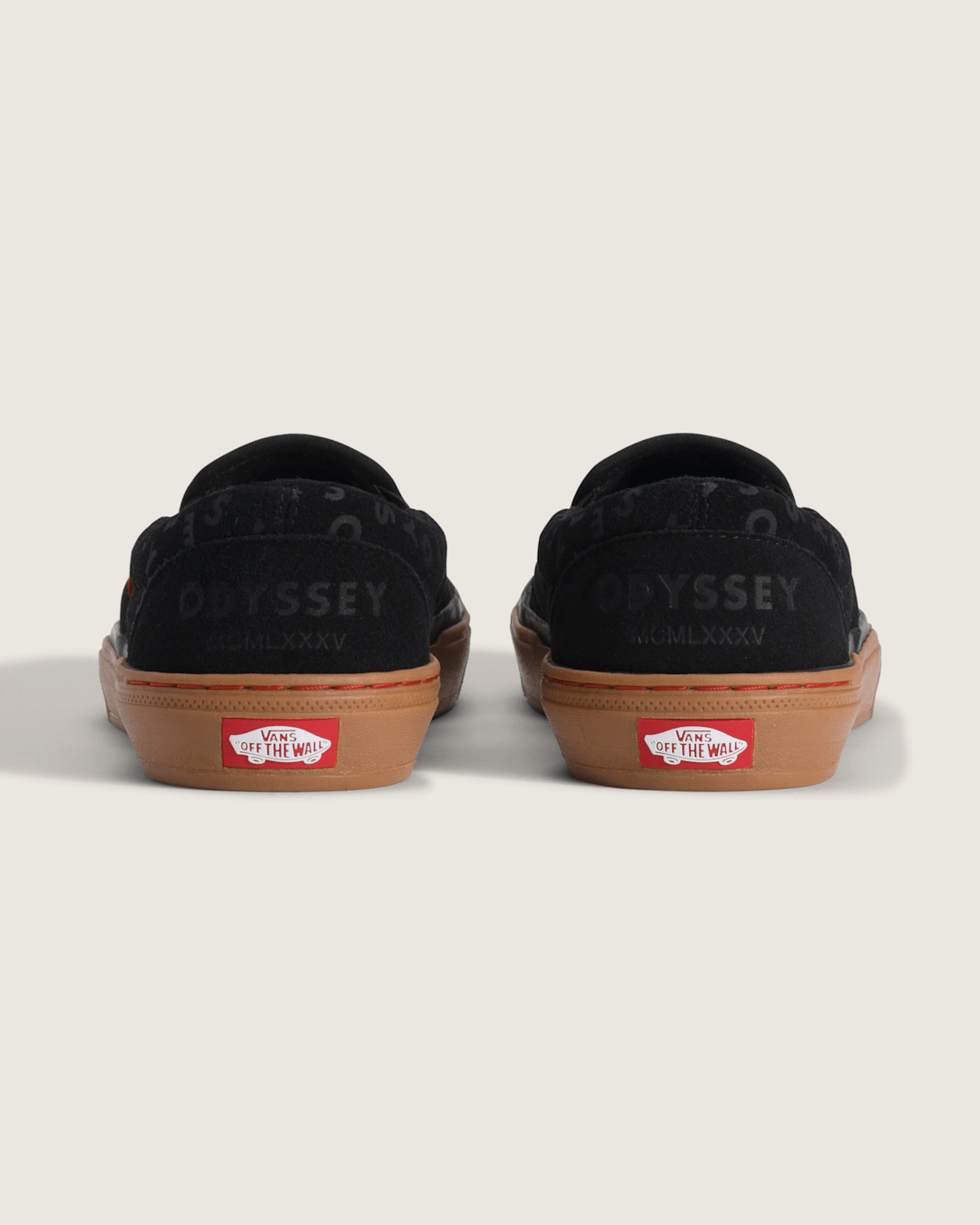 Vans Vans X Odyssey BMX Classic Slip-On WaffleCup Shoe in Odyssey Black / Red