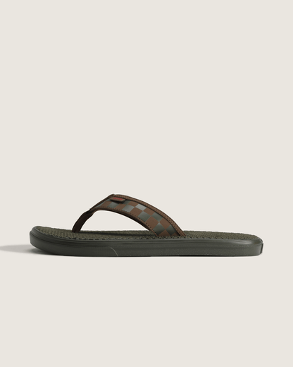 Vans La Costa Lite Sandal in Obsidian Fern Green